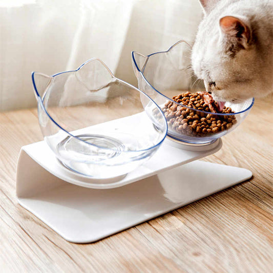 Elevated Ergonomic Feeding Station for Pets
