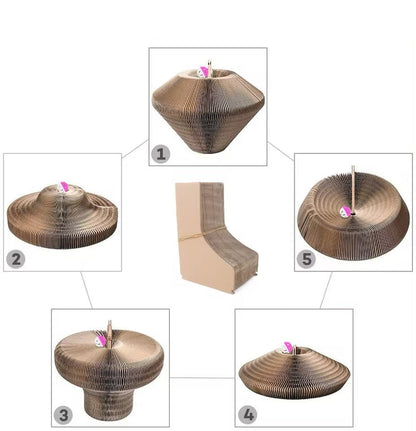 Magic Play and Scratching Bed for Cats