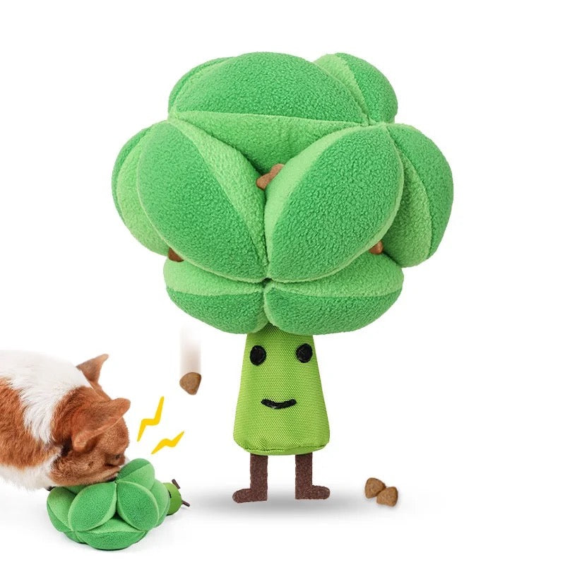 Sniffing Broccoli - Interactive Treat Toy