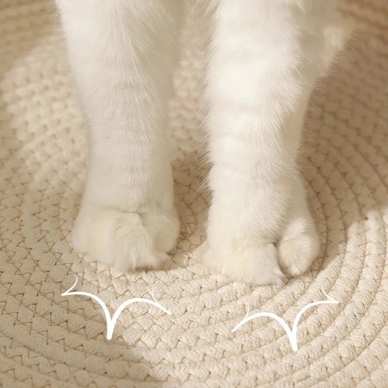 Handwoven Cotton Rope Cat Bed