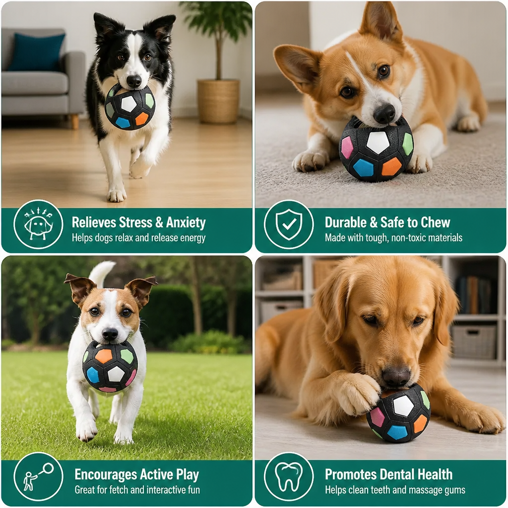 Durable Toy Ball for Stress Relief for Dogs