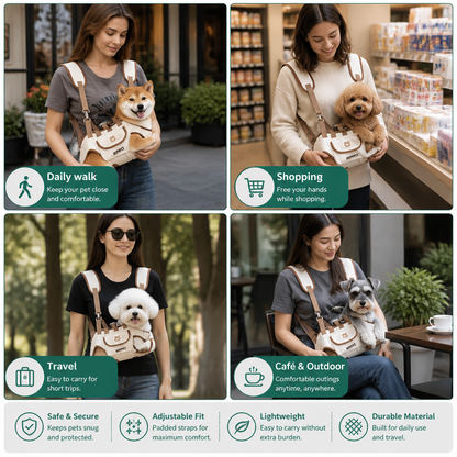 Adjustable Pet Shoulder Carrier Bag for Small Dogs and Cats