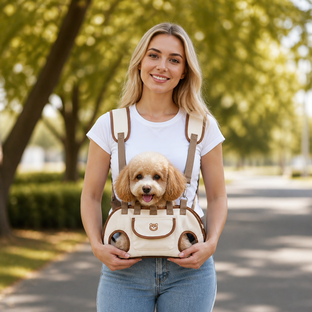 Adjustable Pet Shoulder Carrier Bag for Small Dogs and Cats