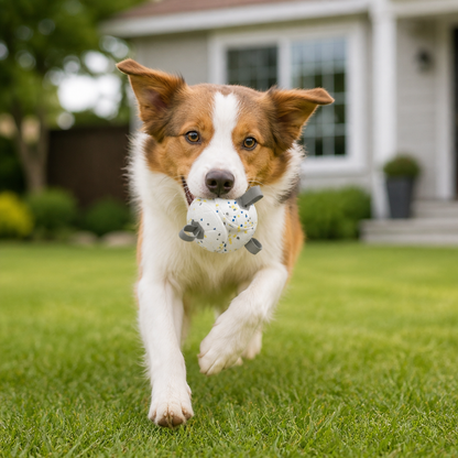 Eco-Friendly Indestructible Dog Ball – Bite Resistant Interactive Tug & Fetch Toy