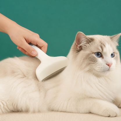 Cat Deshedding Undercoat Rake – Extra-Wide Grooming Tool for Loose Fur & Long Hair