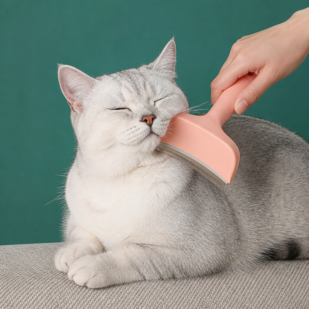 Cat Deshedding Undercoat Rake – Extra-Wide Grooming Tool for Loose Fur & Long Hair