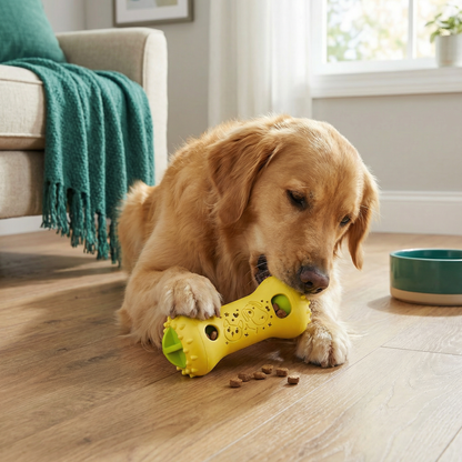 3-in-1 Dog Chew Toy – Slow Feeder, Treat Dispenser & Dental Care