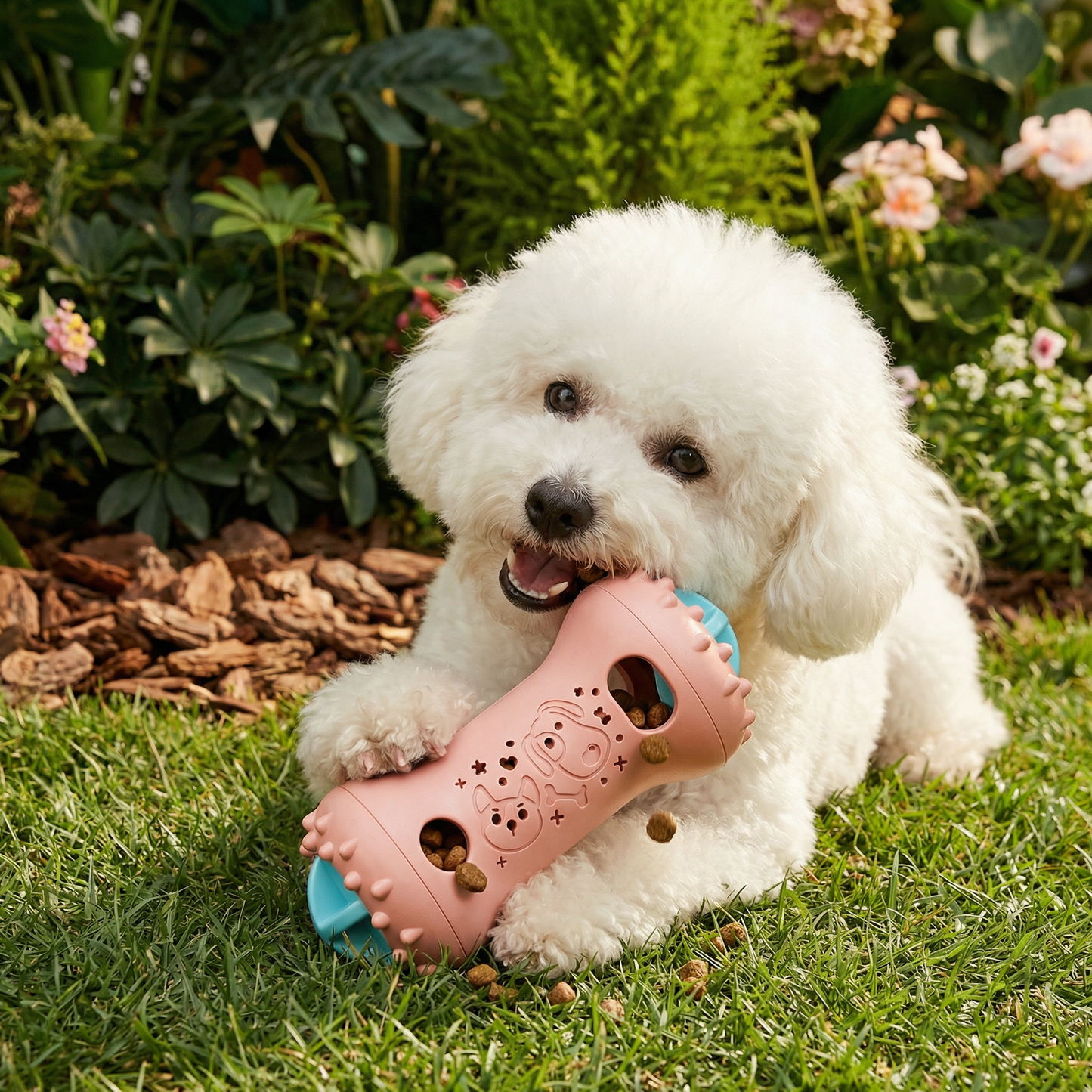 3-in-1 Dog Chew Toy – Slow Feeder, Treat Dispenser & Dental Care