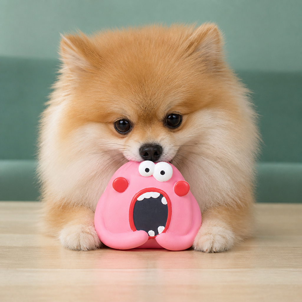 Interactive Chew & Squeak Puppy Toy