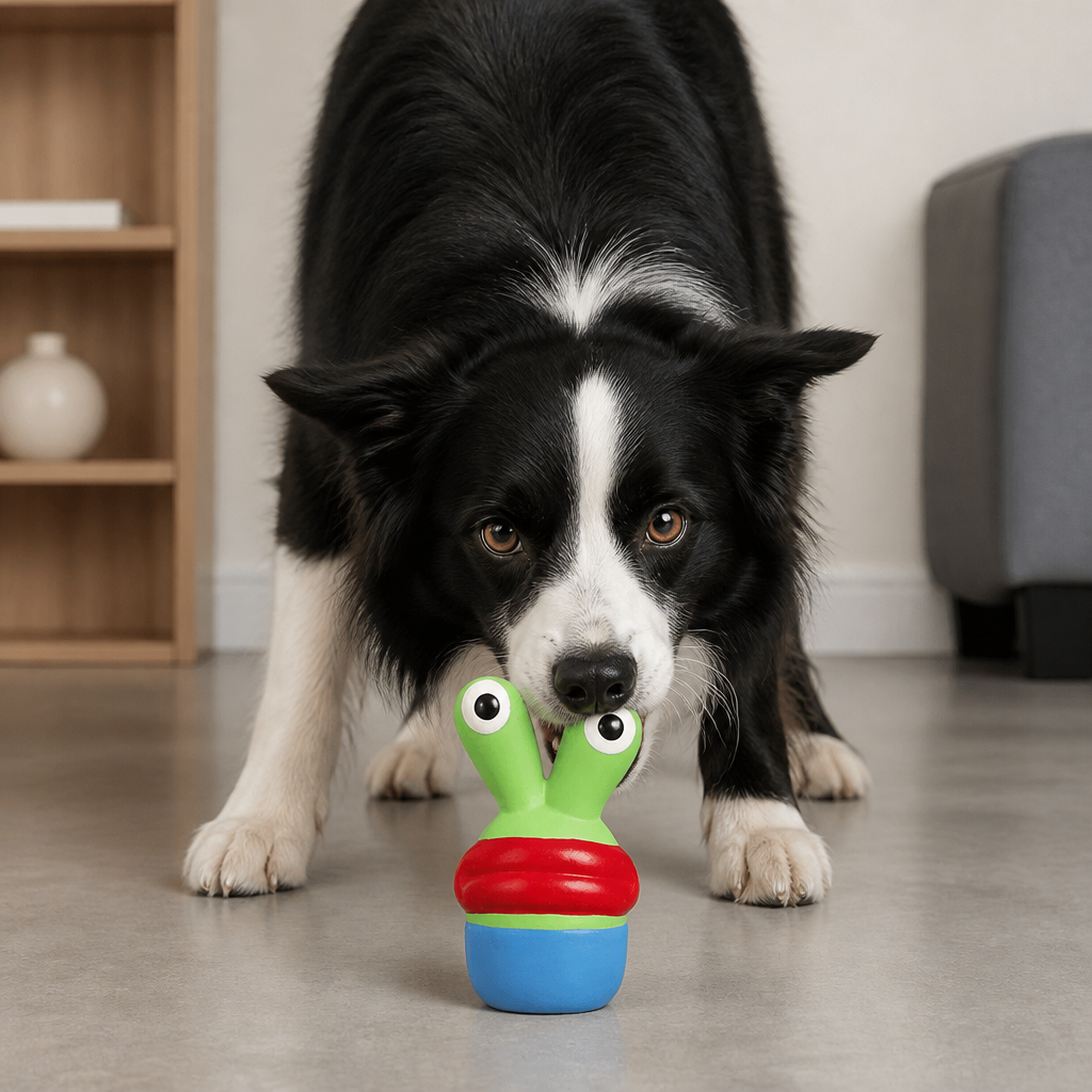 Interactive Chew & Squeak Puppy Toy