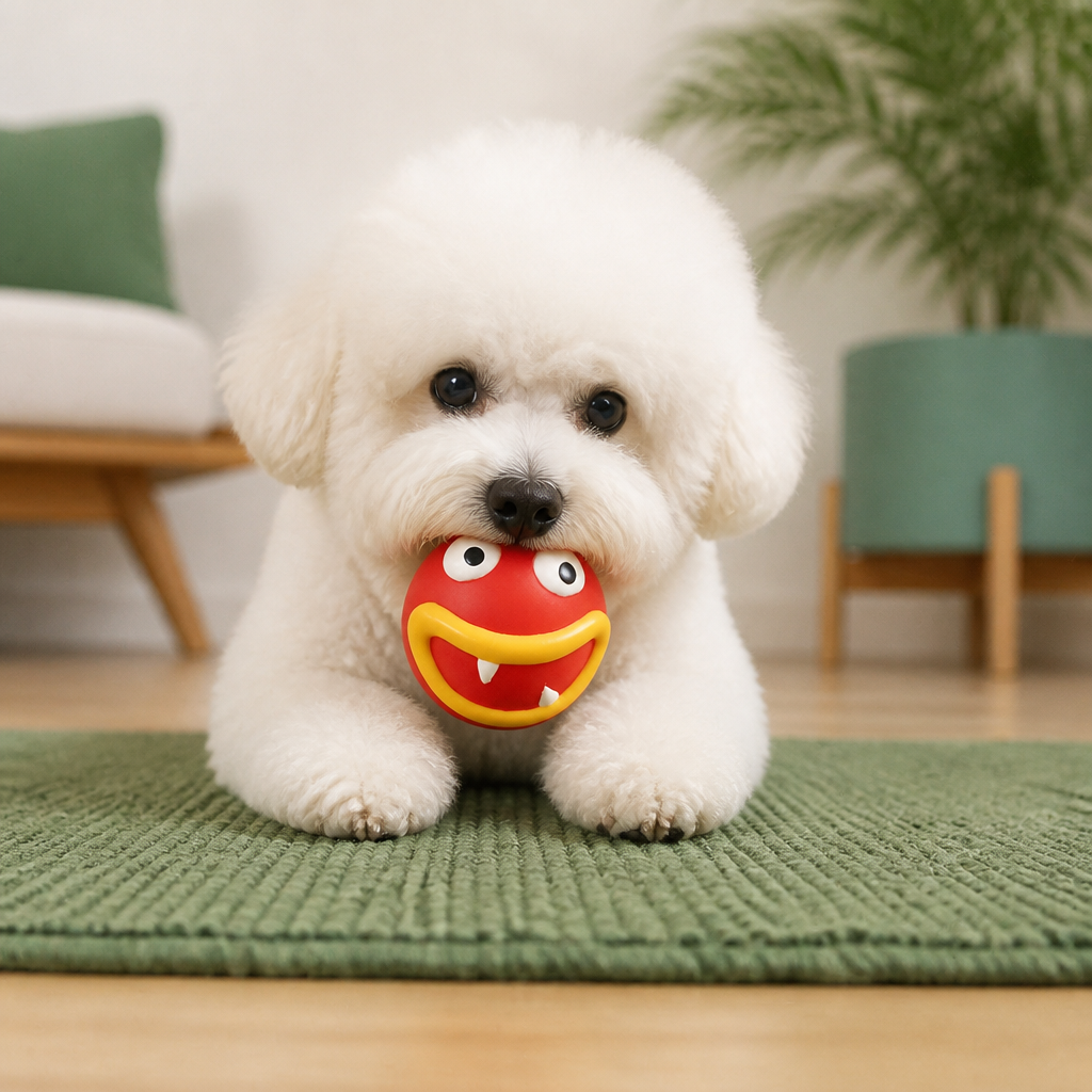 Interactive Chew & Squeak Puppy Toy