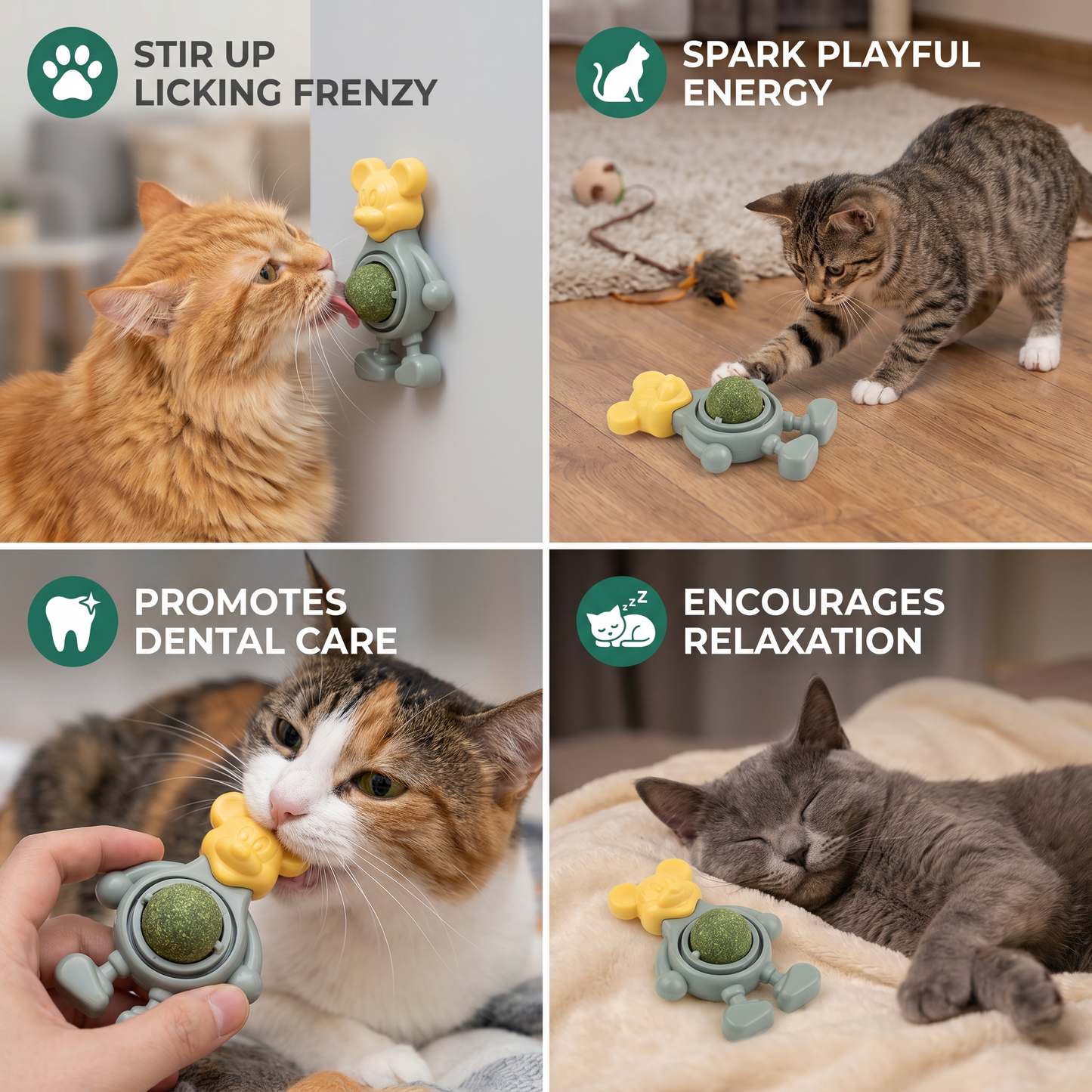 Catnip Ball Chew Toy