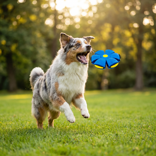 Interactive Flying Fetch Dog Ball