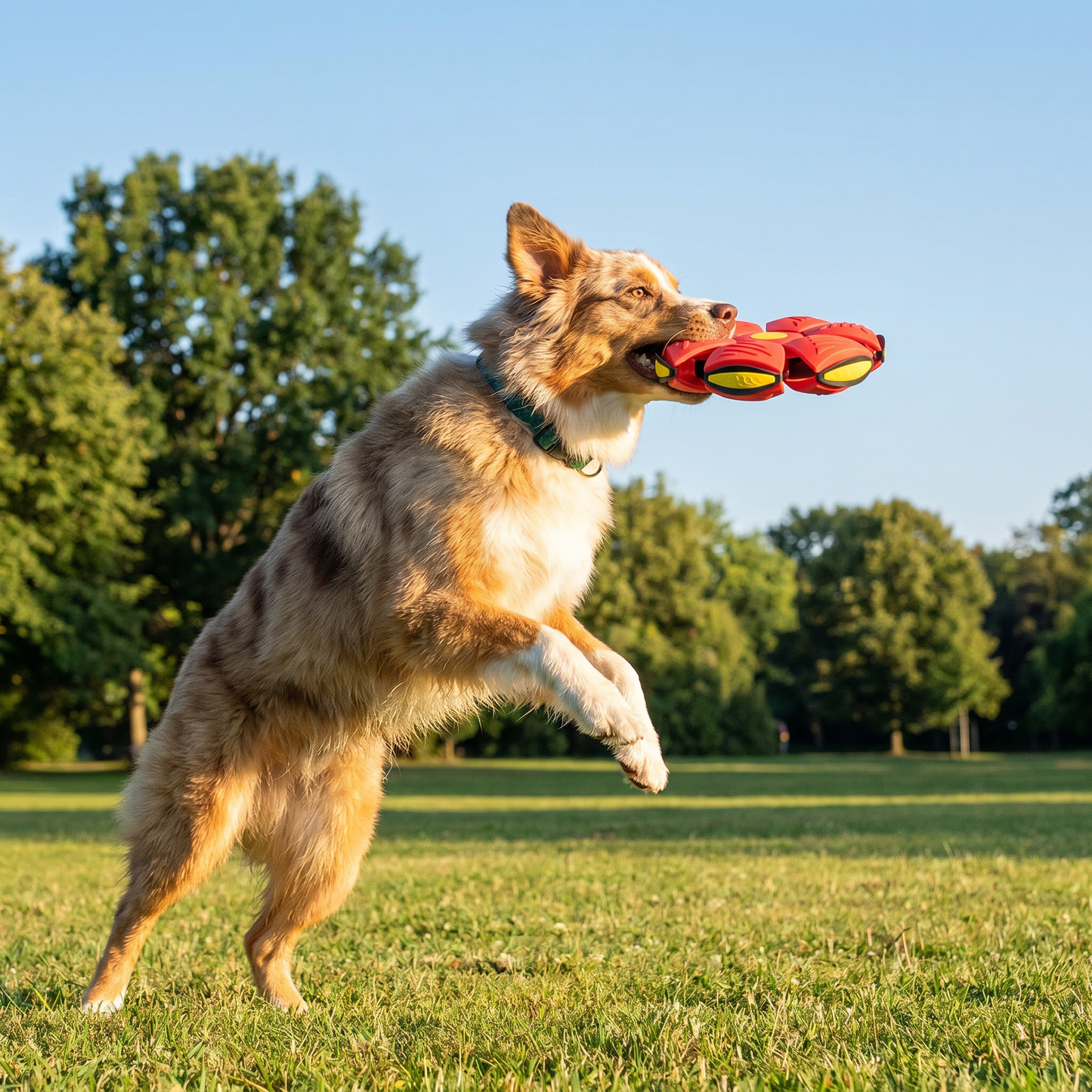 Interactive Flying Fetch Dog Ball