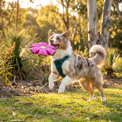 Interactive Flying Fetch Dog Ball