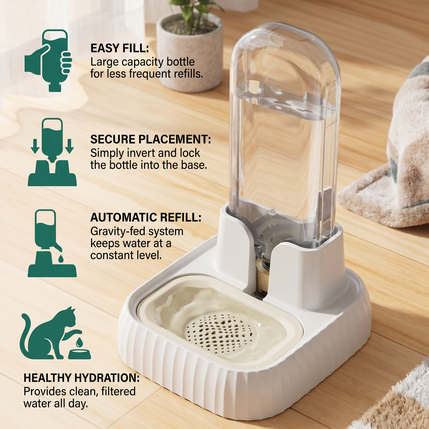 Automatic Large Capacity Pet Water Dispenser