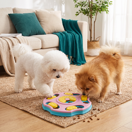 Interactive food puzzle for dogs