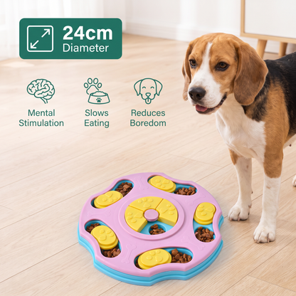 Interactive food puzzle for dogs