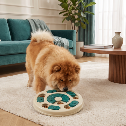 Interactive food puzzle for dogs