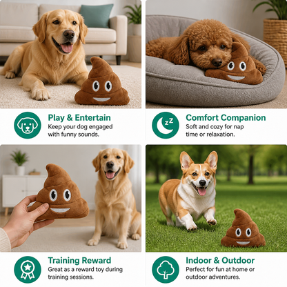 Farting Plush Dog Toy with 7 Funny Sounds