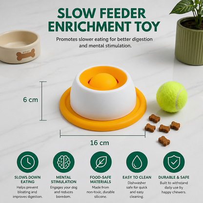Interactive Lick Mat Slow Feeder Enrichement Toy for Dogs