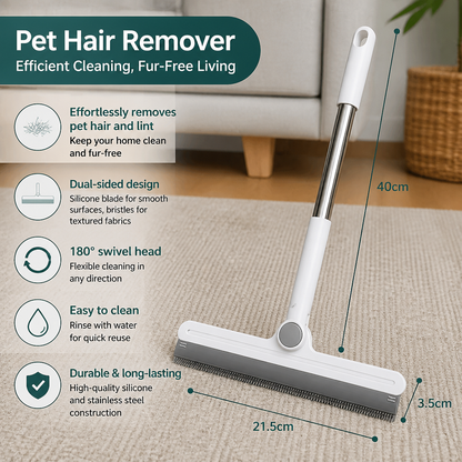 Silicone Pet Hair Remover Broom