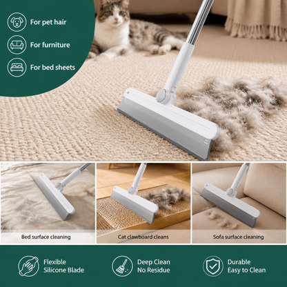 Silicone Pet Hair Remover Broom