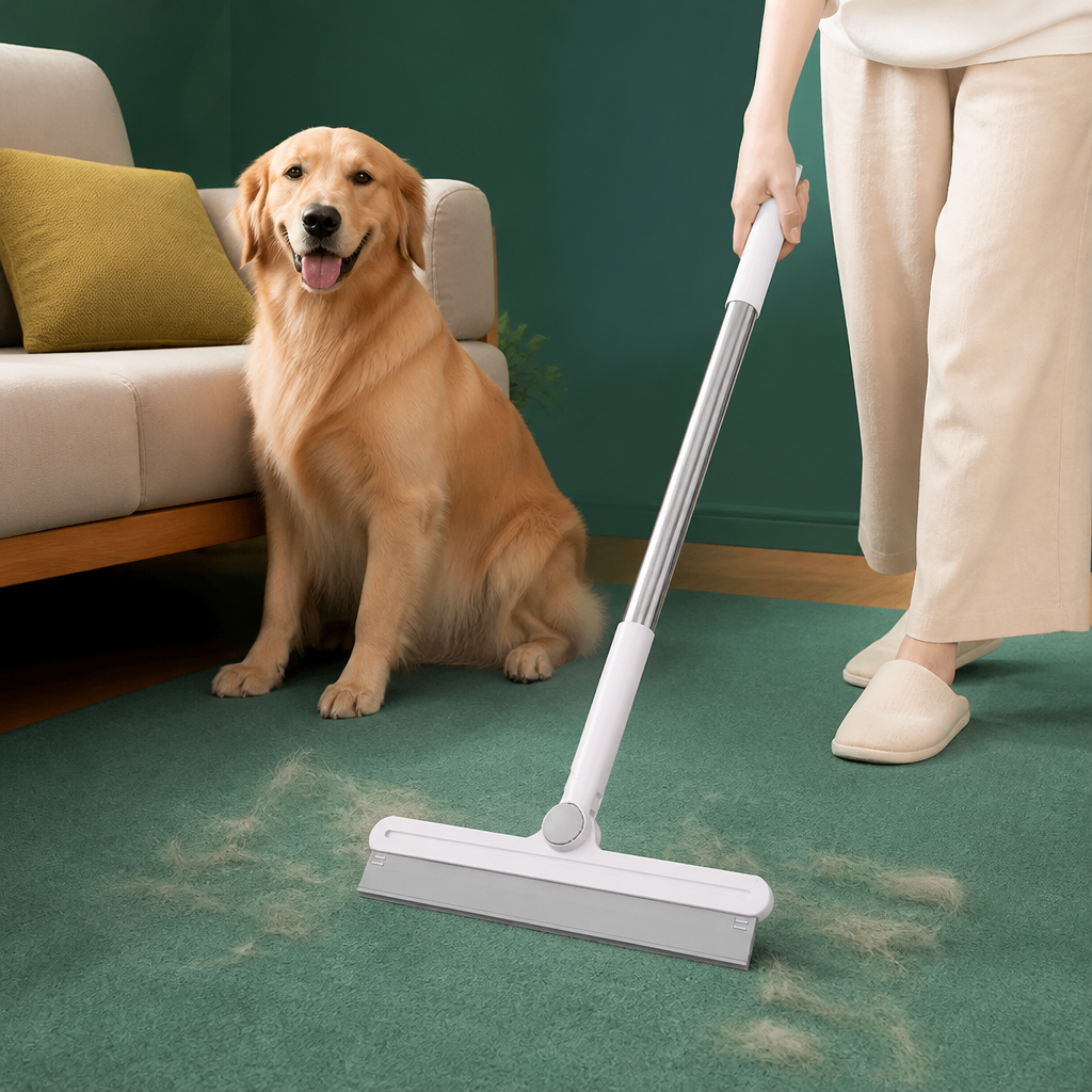 Silicone Pet Hair Remover Broom