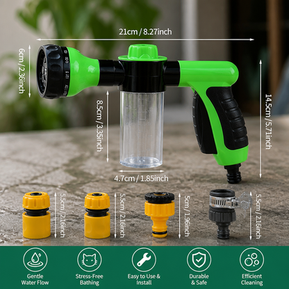 Pet Shower Sprayer with Gentle Water Flow for Easy Dog Bathing