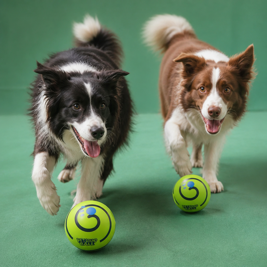 Interactive Squeaky Wobble Dog Ball – Durable Self-Play Toy