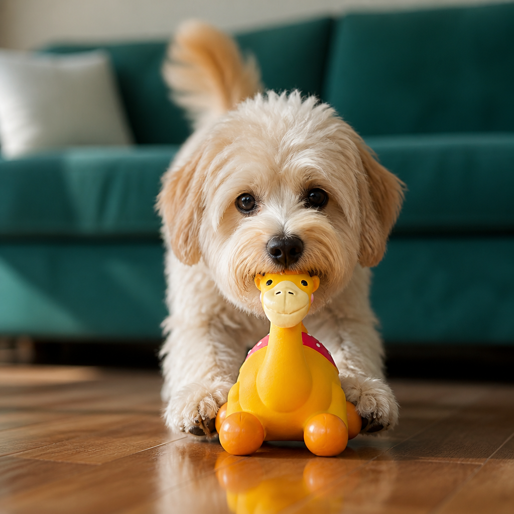 Cute Latex Chew & Squeak Dog Toy