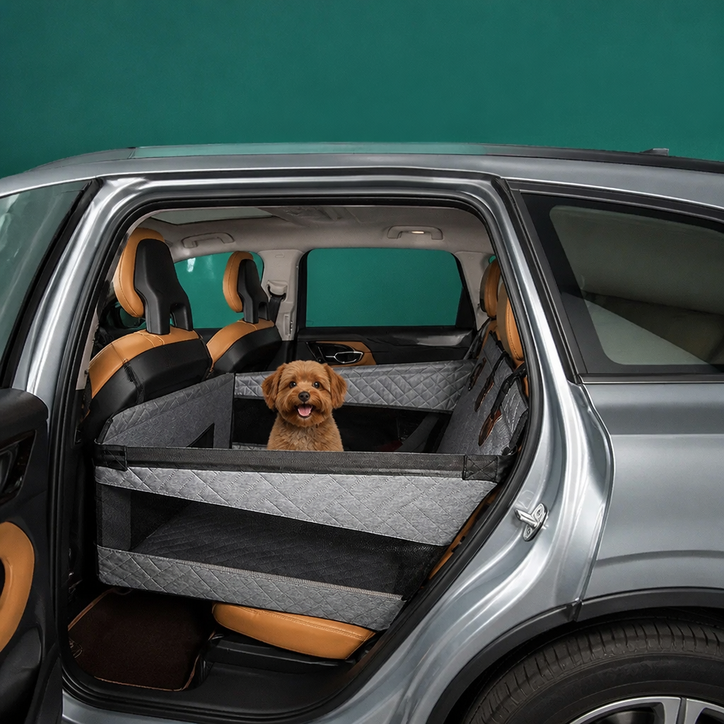 Hard Bottom Single Car Seat Extender for Dogs