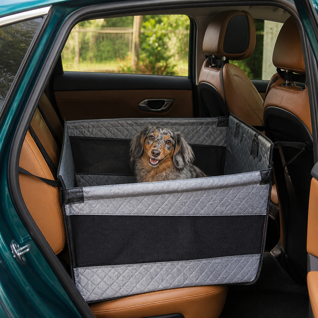 Hard Bottom Single Car Seat Extender for Dogs