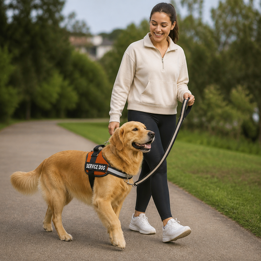 Personalized No-Pull Dog Harness with Front D-Ring – Designed for Neck & Shoulder Relief