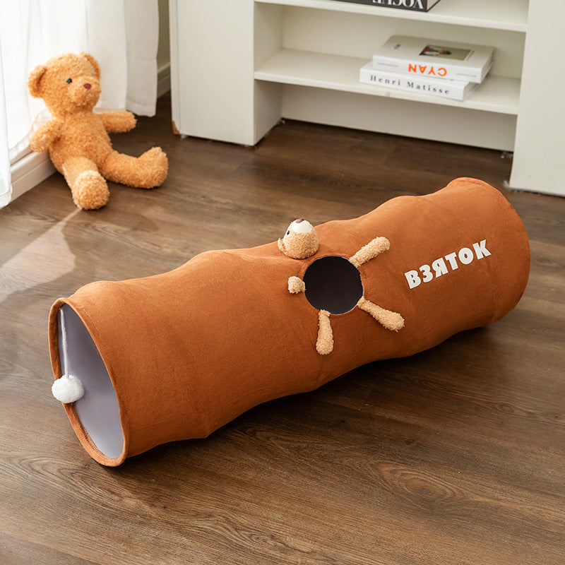 Collapsible Play Tunnel for Cats