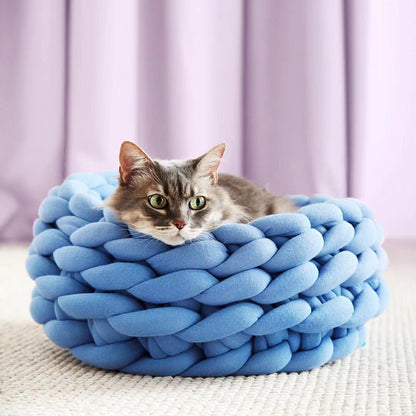 Handwoven Cat Basket