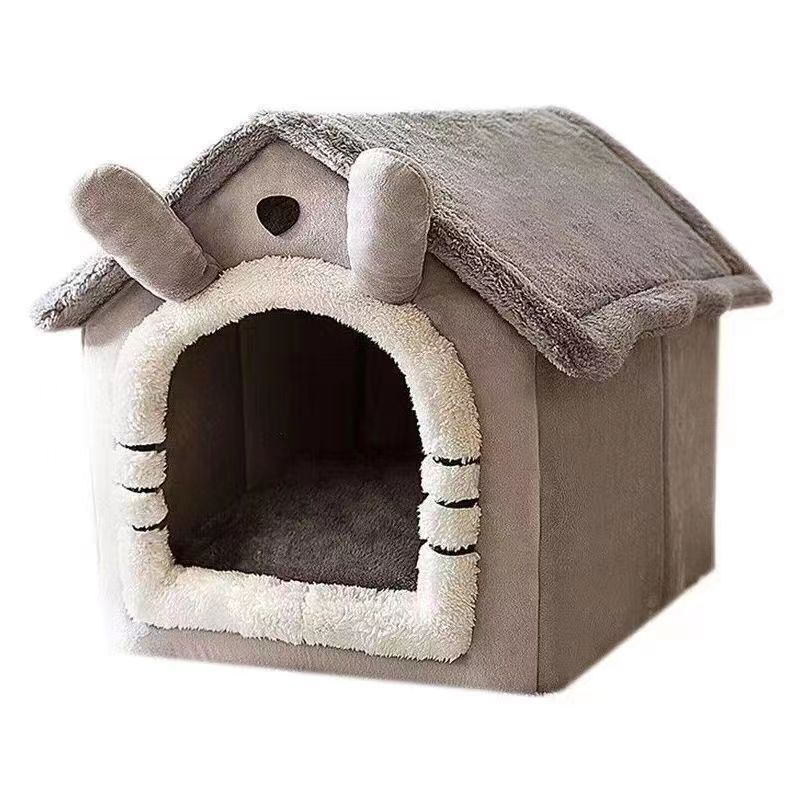 Cozy Plush Cat House