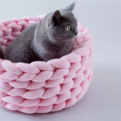 Handwoven Cat Basket