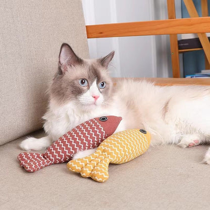Catnip Fish Toy