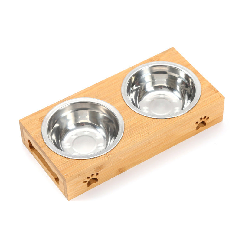 Duo Bowl in Wooden Design