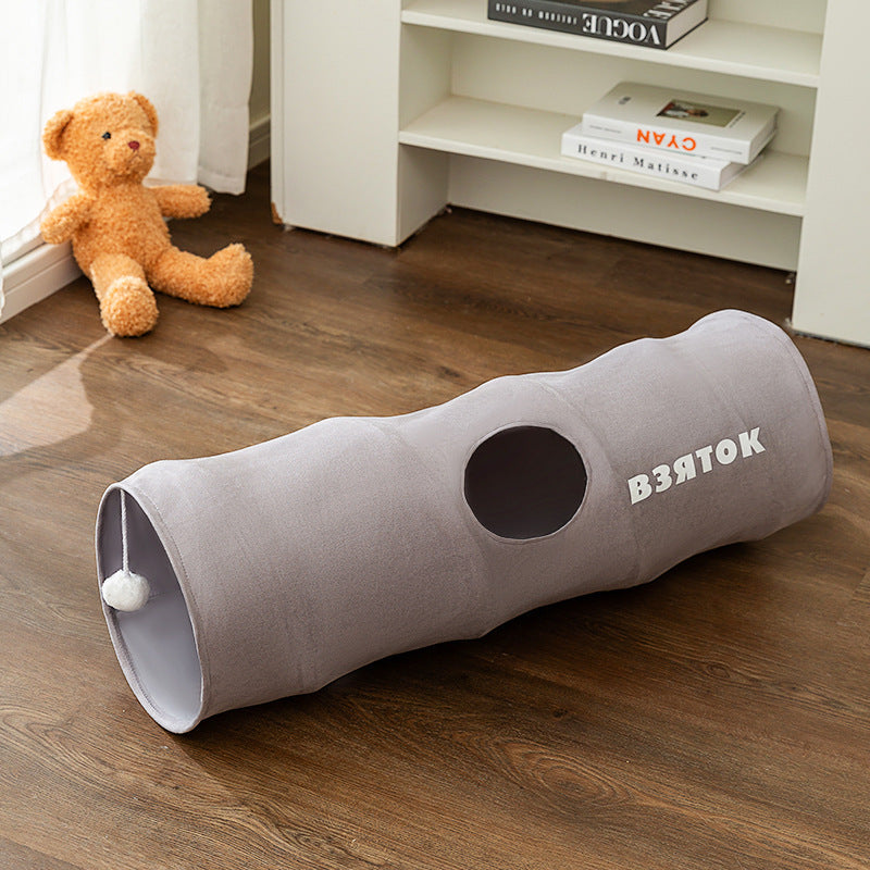 Collapsible Play Tunnel for Cats