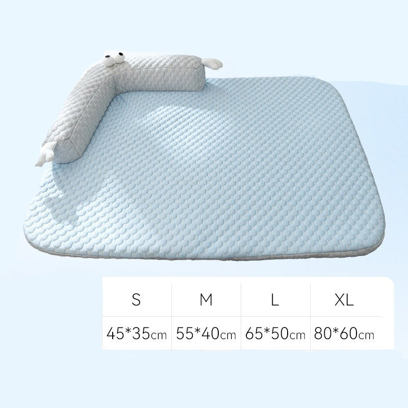 Silk Cooling Mat for Pets with Padding