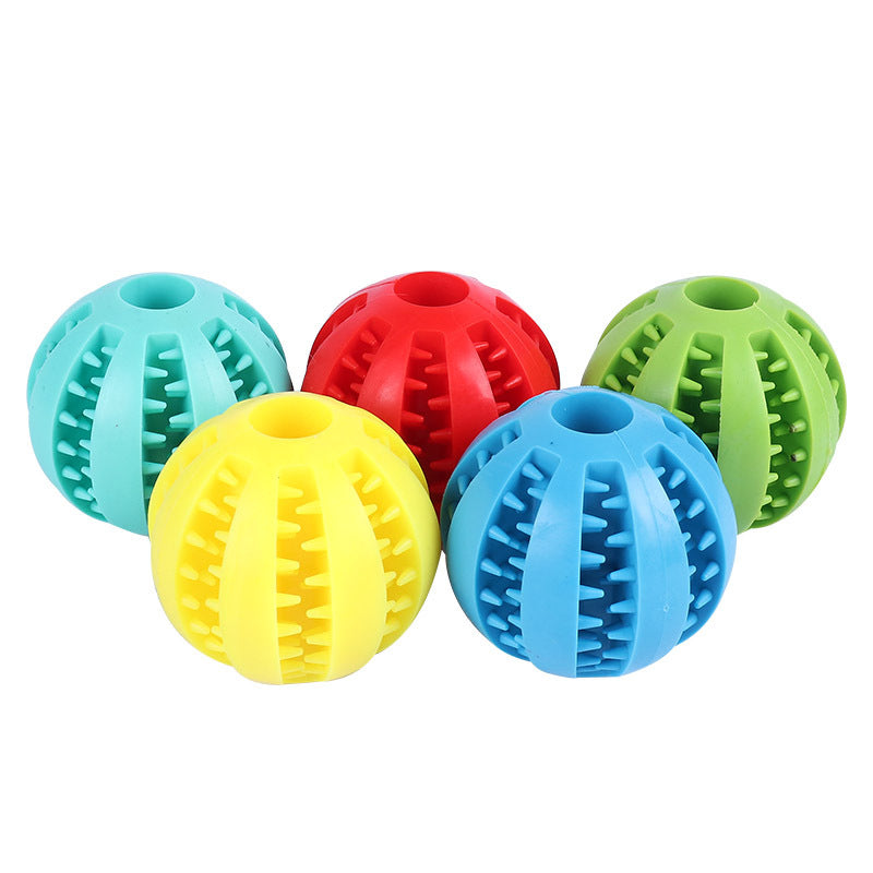Chew Ball for Dogs with Treats and Teeth Cleaning