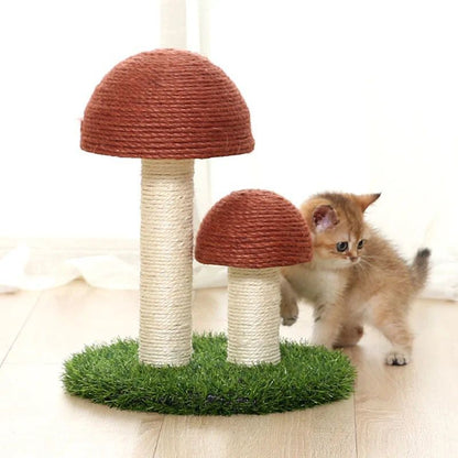 Mushroom Sisal Cat Tree