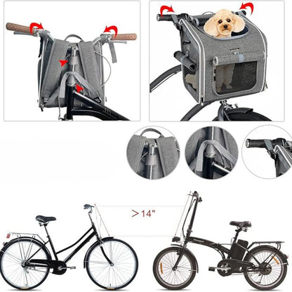 3-in-1 Bicycle Dog Carrier Bag