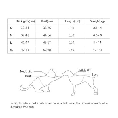 Reflective Dog Harness Set