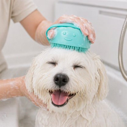 Practical 2-in-1 Professional Dog Bath Brush – Deep Cleaning & Massage in One Step