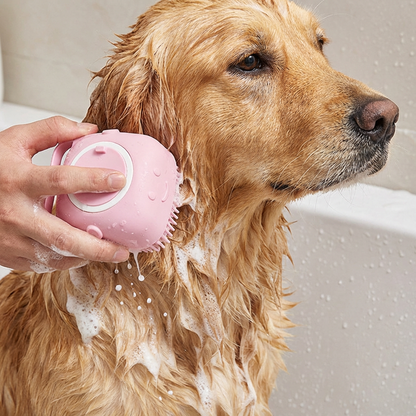Practical 2-in-1 Professional Dog Bath Brush – Deep Cleaning & Massage in One Step