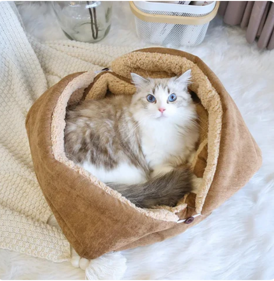 Cosy 2-in-1 Cat Bed and Blanket
