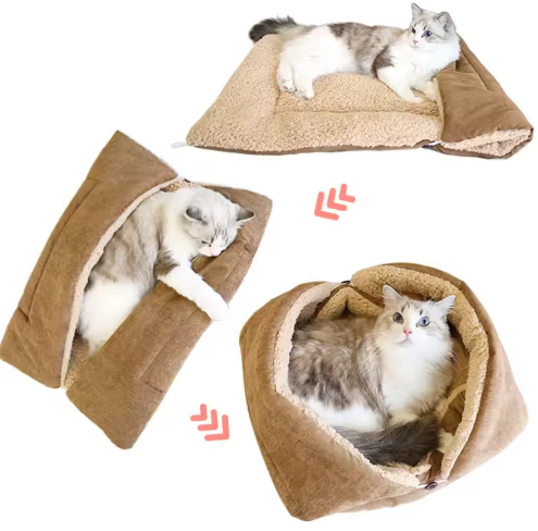 Cosy 2-in-1 Cat Bed and Blanket
